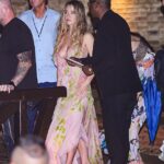 Sydney Sweeney looked effortlessly stylish as she stepped out for Jeff Bezos and Lauren Sanchez's pre-wedding dinner in Venice on Thursday evening