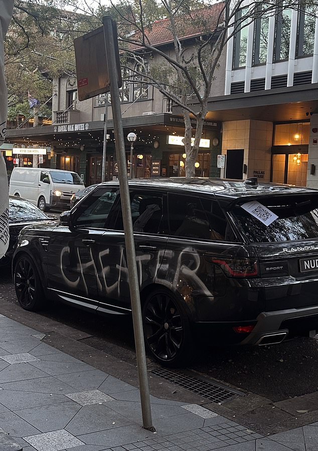 The photo quickly sparked gossip across social media, with many locals claiming to have seen the car parked at various hotspots throughout the day