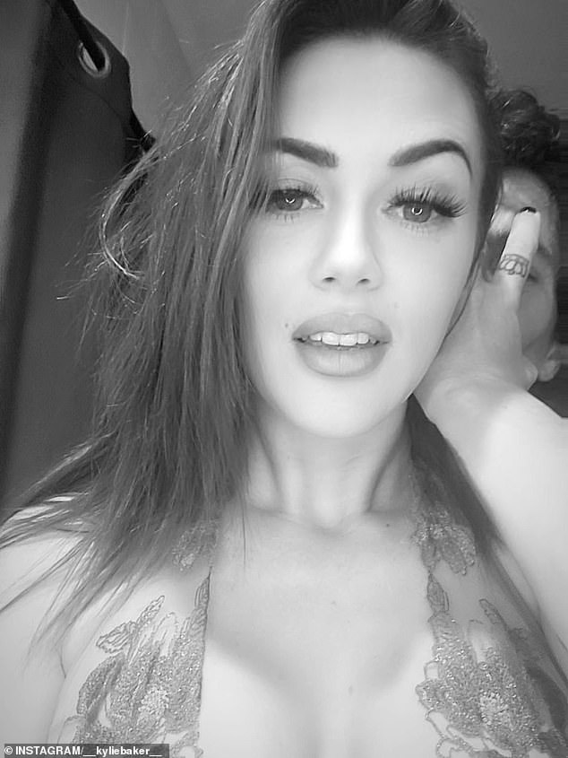 Kylie Baker posted a steamy picture to Instagram on Thursday