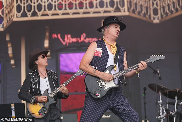 Glastonbury fans were left blown away as The Libertines took to the stage at the music festival on Sunday, though they had one major complaint