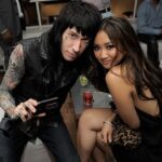 Trace Cyrus, 36, ripped ex Brenda Song, 37,  with a series of shock social media posts Wednesday. Pictured in 2011