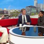 Insiders on the show have told me Naga has been made a 'scapegoat', writes Katie Hind. Pictured on BBC Breakfast with co-presenter Charlie Stayt and Geri Halliwell-Horner