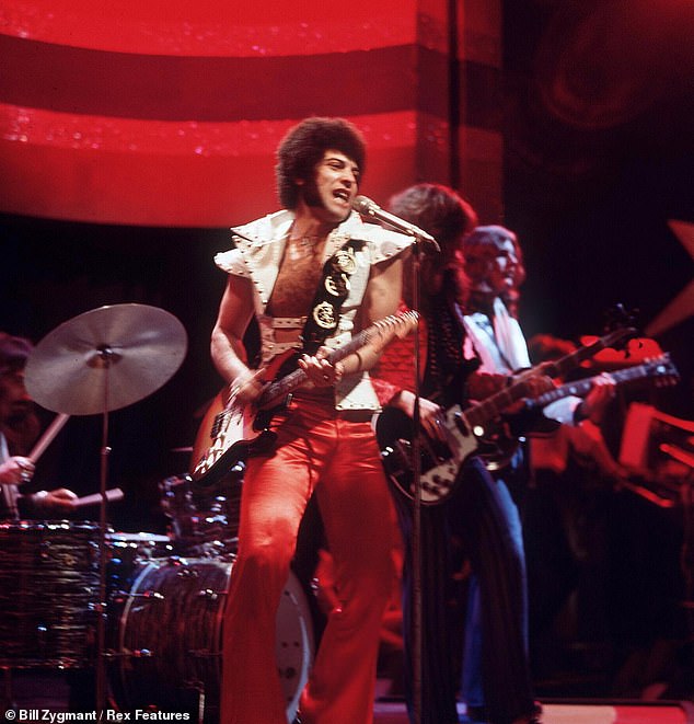 The rock group Mungo Jerry was formed by Ray Dorset (pictured in 1974)  in 1970 and they were famed for their hit In The Summertime