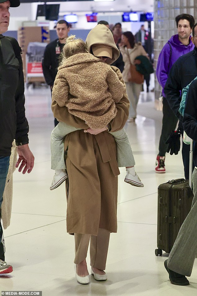It's the first time she has emerged in public since news broke that she and Orlando have called time on their nearly decade long romance
