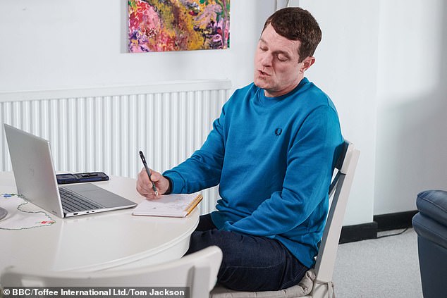 After the beloved BBC show, where he played titular character Gavin Shipman (seen), came to an end with the 2024 Christmas special, he looks to have been growing out his dark tresses