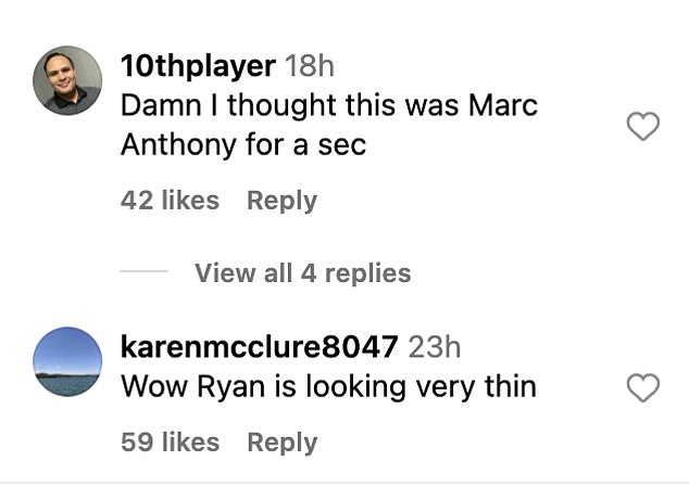Another person compared him to another celebrity known for his thin stature, adding to the thread: 'Damn I thought this was Marc Anthony for a sec'