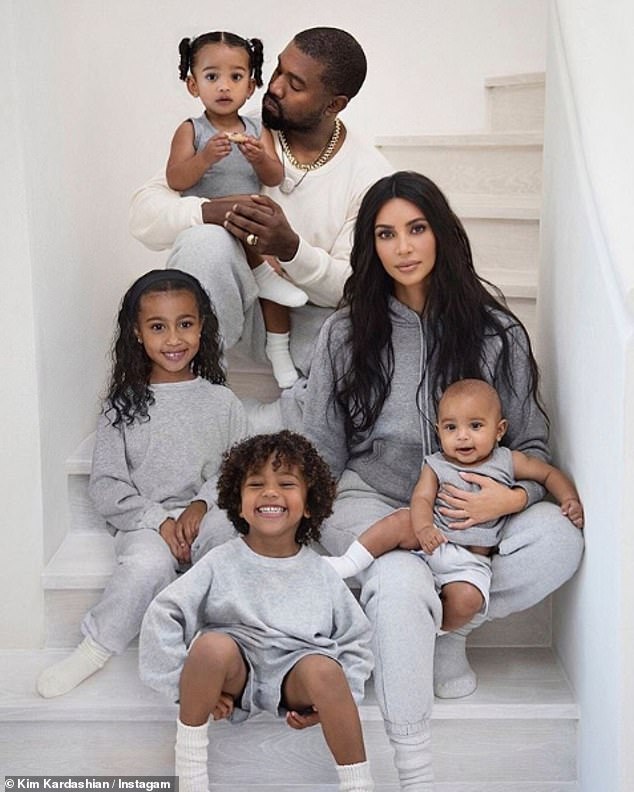 Kanye has publicly clashed with ex-wife Kim, 44, about the co-parenting of their 11-year-old daughter, North and their three younger kids - daughter Chicago, seven; and sons Saint, nine, and Psalm, five - claiming he has not been allowed to see them. All pictured