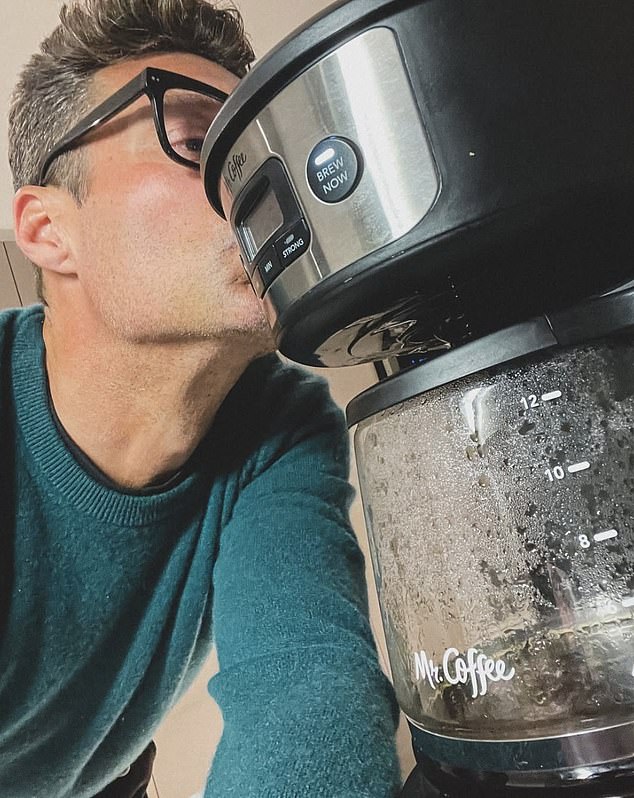 He also previously revealed that he drinks 'black coffee' every morning