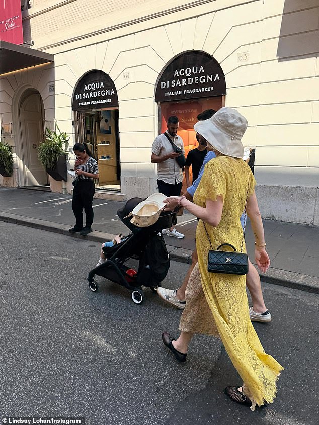 The married couple of two years are 'cherishing this beautiful trip filled with incredible memories of love, laughter, pure bliss' and they've been enjoying 'very delicious food!'
