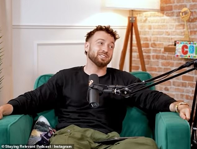 Confirming he won't be dating for a while, Sam bluntly confirmed: 'No, I'm going to work on myself. No dating, I'm not ready and I've realised that'