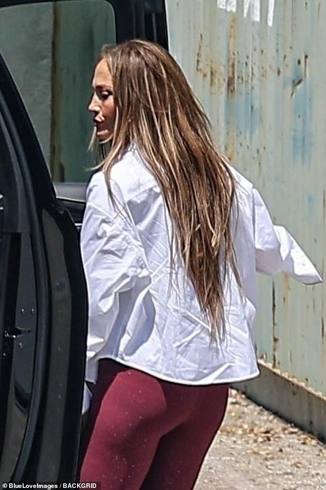 The 55-year-old singer and actress looked stone-faced as she got out of her car