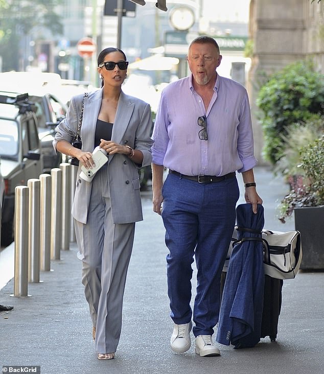 Lilian, who married Boris in September 2024, shielded her eyes with square shades as she strolled alongside Boris