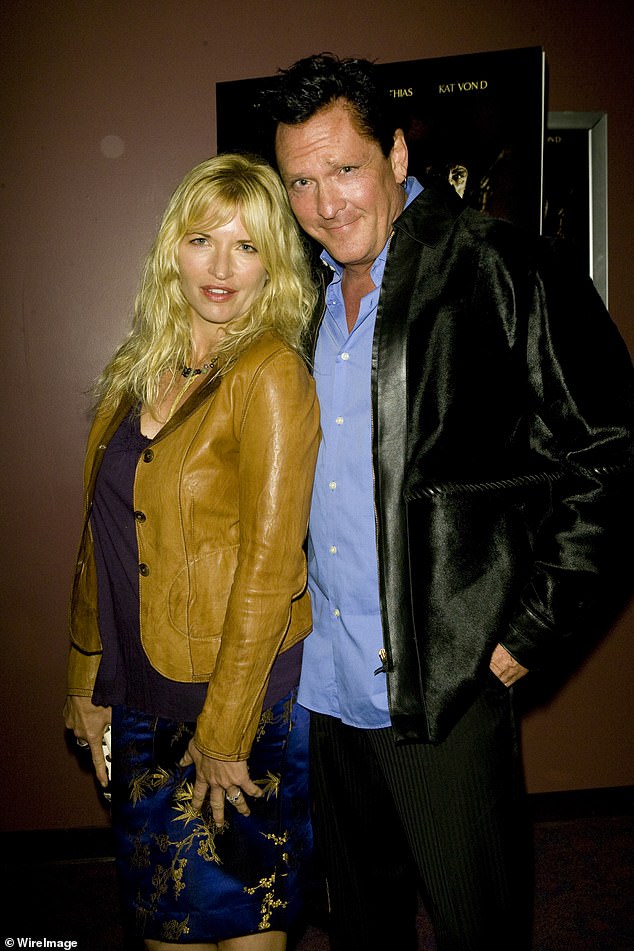 His death comes 11 months after the Kill Bill star was arrested for domestic violence amid claims he got physical with his spouse DeAnna - the case was later tossed out - pictured 2009