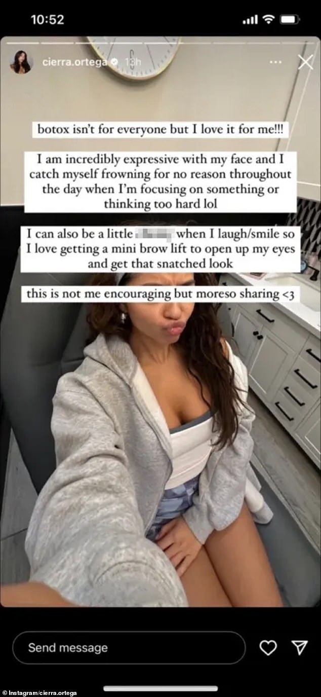 There was also an Instagram story post from February 2023, showing her getting Botox treatments, again using the slur to describe her smile, and many fans are furious, calling for her immediate removal.
