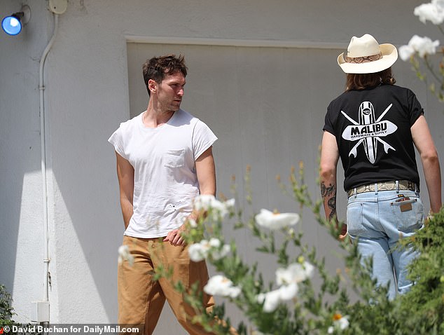 Max spoke to younger brother Luke during their time at the property