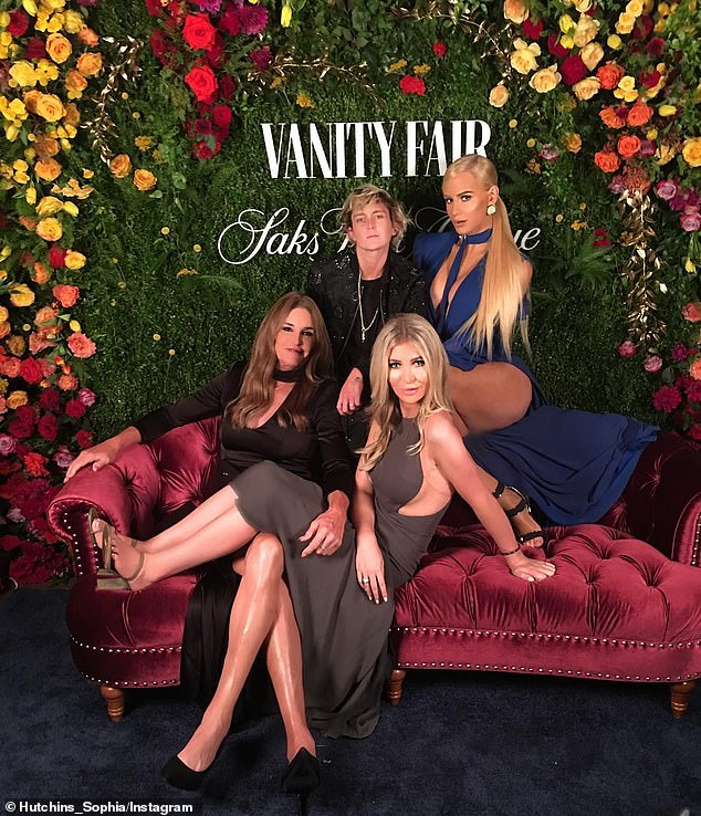 It's not the only time the four hung out, with the group also taking a snap together at a Saks Fifth Avenue and Vanity Fair event in 2018. Hutchins posted the photo at the time with four crown emojis in the caption