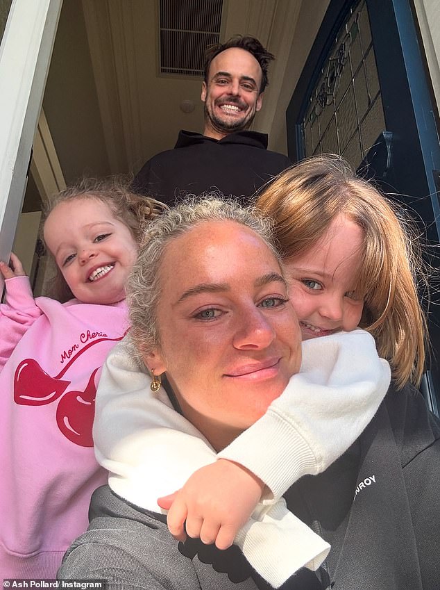Ash has found her audience on Instagram with her highly engaging family-related content.Ash is pictured with partner Pete Ferne and children Clementine, four, and Claudette, three