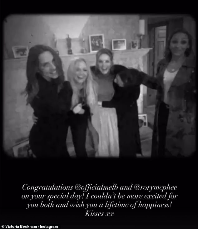 Victoria reached out to Mel on her wedding day after it was revealed she won't be attending the ceremony because she is out of the country