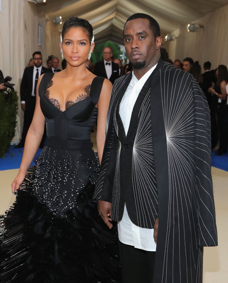 Cassie and Sean "Diddy" Combs at the Met Gala.