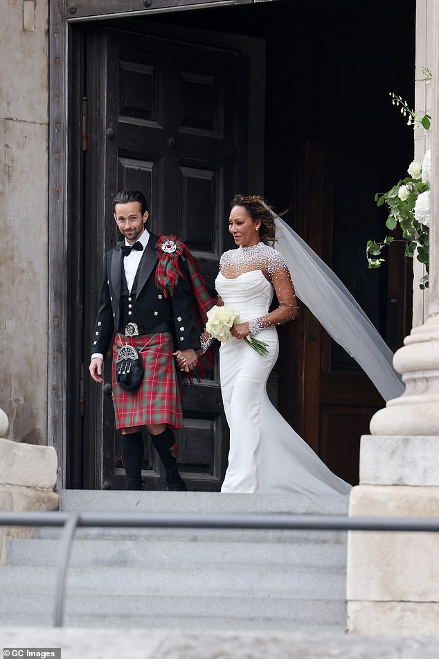 They looked every inch the happy couple