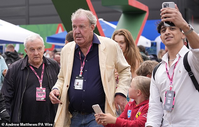 Jeremy Clarkson also added to the Northamptonshire venue's celebrity contingent
