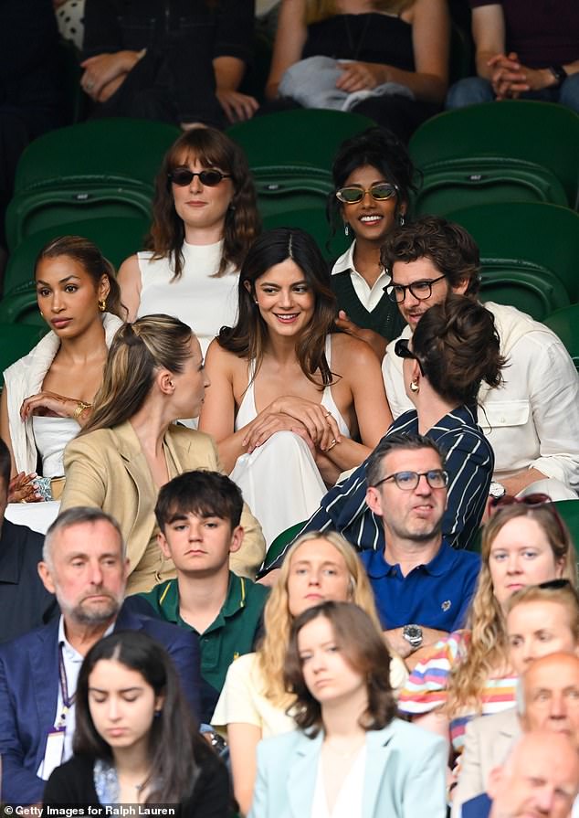 After sparking romance rumours in February, actor Andrew reportedly first went public with his romance with the Top Gun: Maverick star Monica at Glastonbury