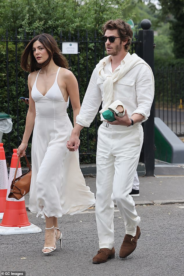 Andrew and Monica looked totally at ease in each other's company