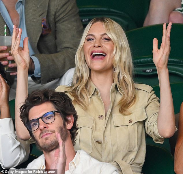Poppy, who saw behind Andrew, put on a very animated display during the nail-biting match