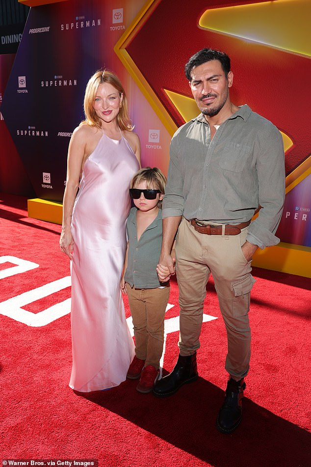 Clint Eastwood's daughter Francesca Eastwood attended with her husband and son