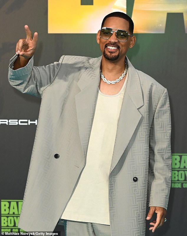 Smith shared a shocking fact about his film career ¿ that he was offered the lead role in a Christopher Nolan film and turned it down; pictured in May 2024