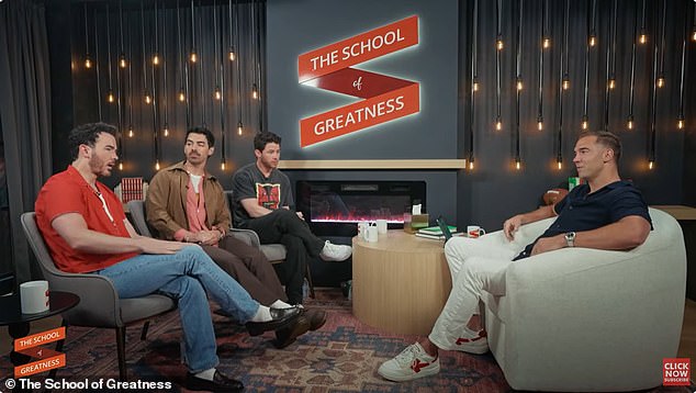 Jonas confessed: 'I invested in a bunch of property and doing other things and I was building at the time and, sadly, it just wasn't the right partnership if you know what I'm saying. [I] can't really get too much into it'
