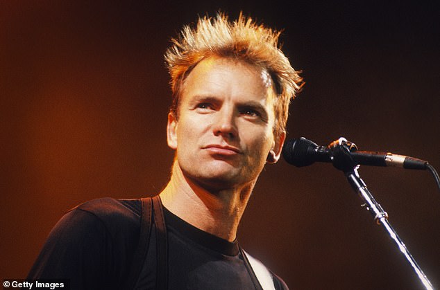 Sting performing in Belgium in 1991. The Police frontman lost both his parents within months of one another in 1987