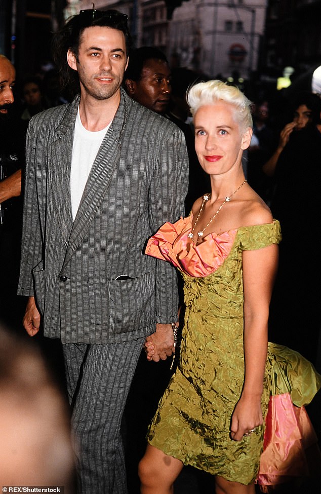 Bob Geldof and Paula Yates in 1995. The TV presenter left her husband for Australian rock star Michael Hutchene later that year