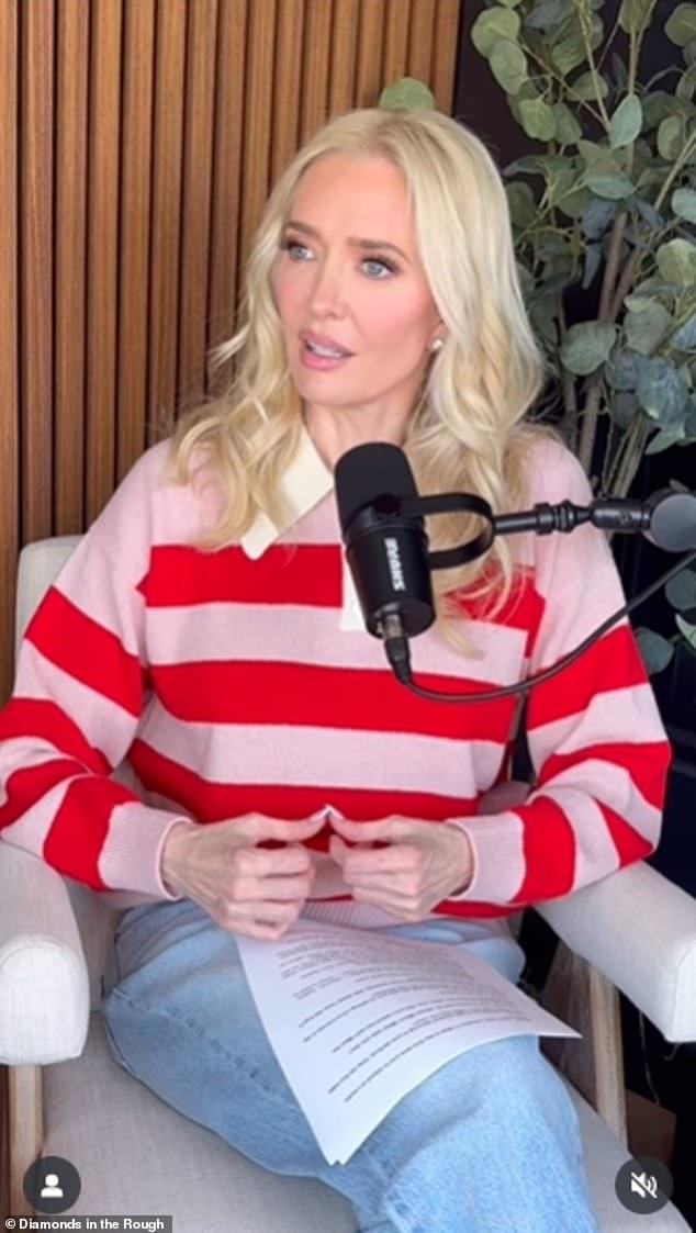 Erika lamented on the June 13th episode of her podcast Diamonds in the Rough with Teddi Mellencamp: 'It just hurts. It reopens old healing wounds, and it is something that, you know, I had a sold-out crowd in a theater just for me'