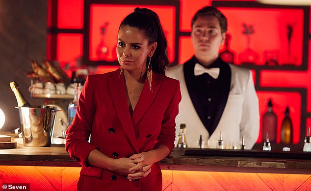 Emily, who plays fan-favourite Mackenzie Booth, cut a very different figure to the fashion-forward character she plays on Home and Away