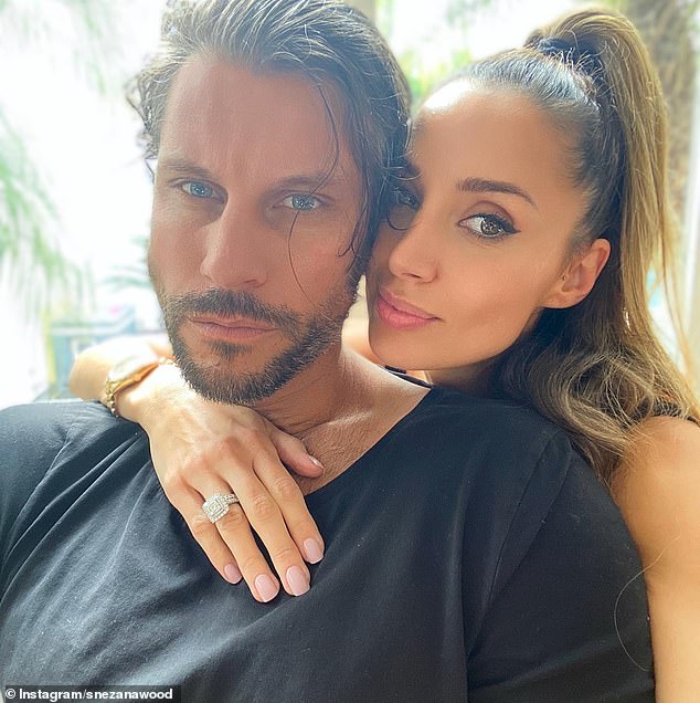 The mother-of-four then admitted her husband Sam Wood hates long nails which inspired her lengthy look