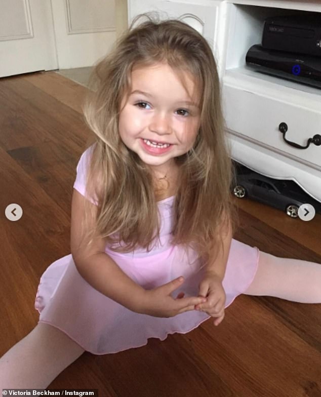 Victoria took to Instagram and shared several snaps of her youngest child taken over the years