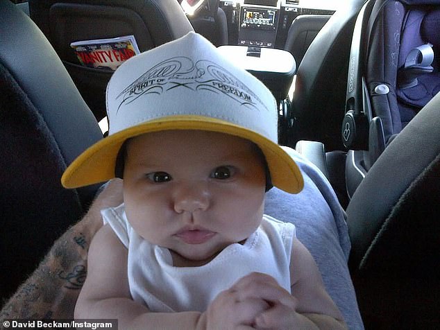 Harper looked adorable in the throwback snaps, including images of the teen when she was a baby