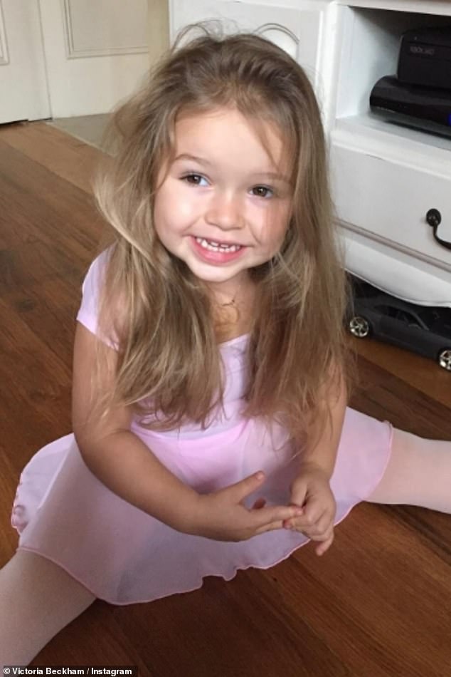 Victoria took to Instagram and shared several snaps of her youngest child taken over the years