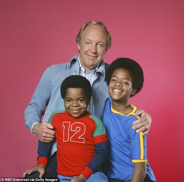 Gary Coleman starred in Diff¿rent Strokes alongside Todd Bridges (pictured righ), Dana Plato, and Conrad Bain (pictured top), who played their wealthy adoptive father, creating one of TV¿s most iconic sitcom families