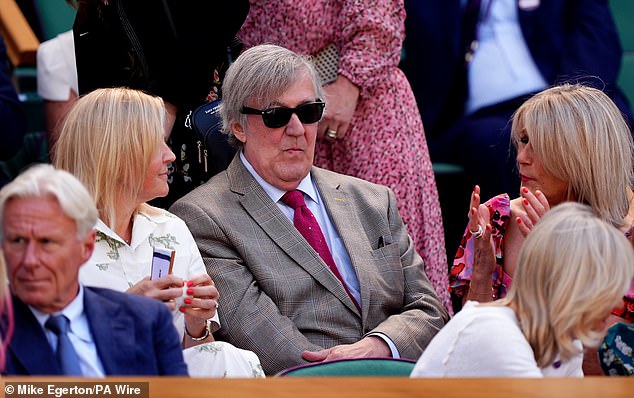 Sir Stephen took his seat in the royal box