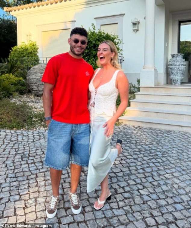 In other snaps, the couple continued to put on a romantic display with her partner as she was seen laughing the day away in the sun