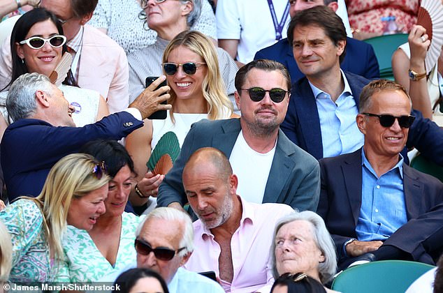 The star - who is typically spotted wearing a baseball cap - went without his headgear
