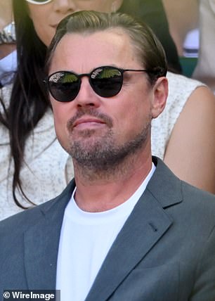 The star added black circular shades as he attended the All England Lawn Tennis and Croquet Club