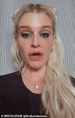 'Stop making articles or posts about how you think my parents are having a suicide pact,' she firmly said. 'That was bulls*** my mom said to get attention one time. And my dad's not dying. Stop!'