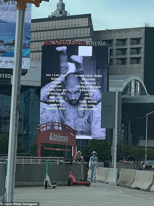 The record also features track names including Dadz Love, Devotion and Therapy Session and follows online concern for the singer's mental health after an argument with paparazzi