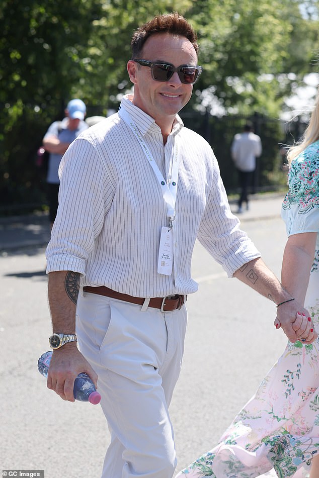 Ant added a pair of stylish shades to his look