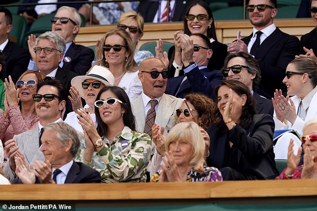 Stanley put on a very animated display as he clapped amongst the fellow spectators