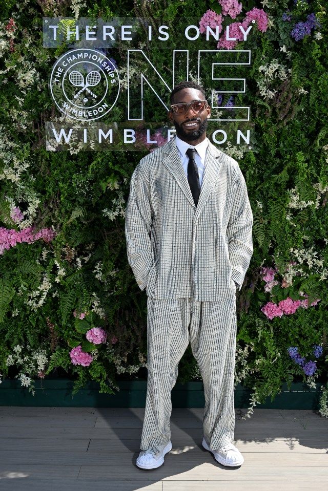 Tinie Tempah at Wimbledon.