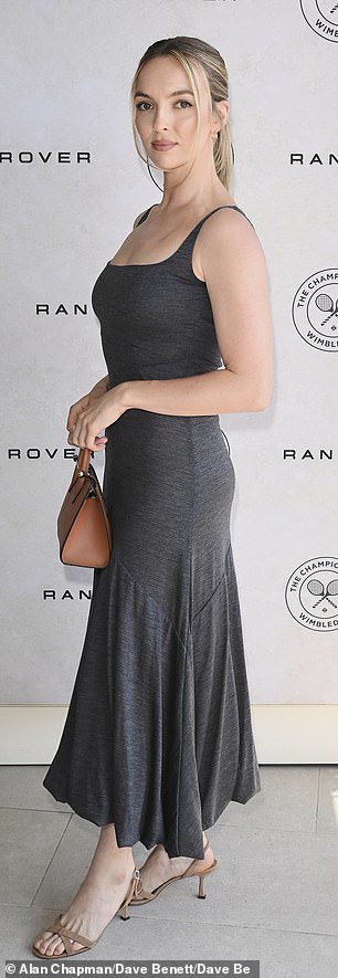 She joined Range Rover and Harper's Bazaar on the final day of Wimbledon